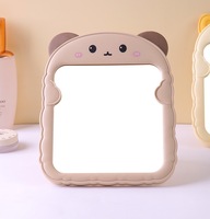Miroir mural décoratif personnalisé en forme de chat en verre pour table, mignon et kawaii, pour la chambre des femmes, utilisation sur bureau