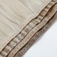 Extensions de cheveux humains vierges russes Remy de qualité salon, tissage double machine, tissage papillon, Luxsea Hair