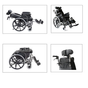 Fauteuil roulant d'intérieur extra large fauteuil bariatrique inclinable avec repose-jambes élévateur - Product Image 4