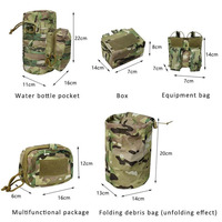Sacoche de ceinture tactique premium pour chasse en extérieur, rembourrée et réglable, pour les passionnés de sport, avec étui pour holster