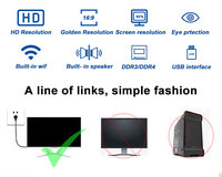 24 Inch All-In-One PC for Office & Business Gaming Computer Desktop for Work & Entertainment