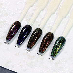 Feuille de vernis à ongles flocons aurore, Gel 500 cristal clair, brillantes, <span class=keywords><strong>holographique</strong></span>, 1kg - Product Image 3