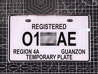 Protecteur de plaque d'immatriculation en acrylique personnalisé, épaisseur 3 mm, moulage par rotation, découpe au laser, durable, léger, résistant aux rayures, incassable