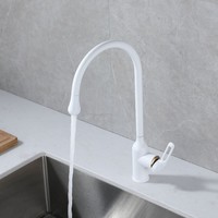 Robinet, évier de cuisine, lavabo avec mousse rotative, robinet d'évier de lavanderie