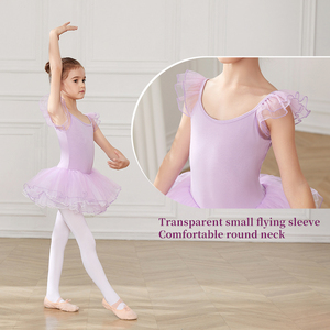 Irls RESS ance eotard IDS kirutu kirkirts ymymnastics Blet eotards hhort resses ostostumes o allerallerina - Product Image 3