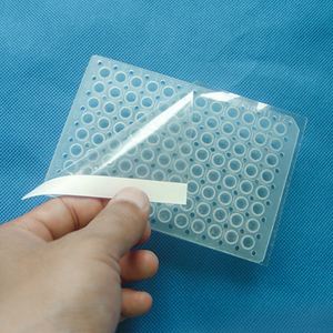 Plaque PCR 96 puits sans jupe 0.2ml Microplaque PP transparente Film OEM stérile sans DNase/RNase - Product Image 6