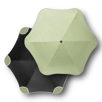 Coin rond pur Safe Kid Dome Enfants Champignon Parapluie Compact Portable Parapluie Pliant Avec Sécurité Nuit Bande Réfléchissante
