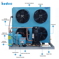 Unité de réfrigération pour chambre froide avec compresseur Copeland Scroll 10HP, condenseur refroidi par air, économie d'énergie, R-410A, CVC