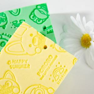 Phổ biến tắm sản phẩm mật độ cao bé tắm cọ xát chà không đau mềm PVA trẻ em tẩy tế bào chết tắm miếng bọt biển - Product Image 3