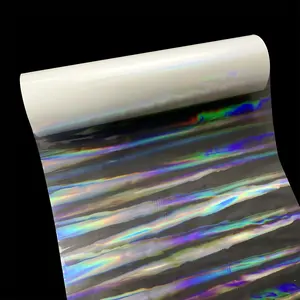 Пользовательские 18-50 микрон блестящая Прозрачная голограмма ламинат патч пленка для печатной ПВХ ID карты