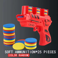Nouveau design excitant tir à disque volant à tir rapide pistolet de lancement de disque en mousse plastique pour le jeu actif et la coordination œil-main