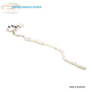 Oversea Partners Wanted Specialized Only BMW Système d'échappement pour BMW 430i G26 Gold fournisseur Catback <span class=keywords><strong>quad</strong></span> pot d'échappement - Product Image 5
