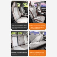 Housse de siège de voiture en cuir suédé personnalisée de luxe écologique de haute qualité BYD Yuan Plus ATTO 3 2022-2026 Décoration intérieure de voiture