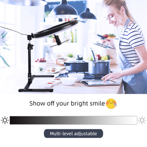 Anneau lumineux LED de 12 pouces pour studio <span class=keywords><strong>photo</strong></span> et vidéo, éclairage d'appoint pour selfie, intensité réglable - Product Image 6