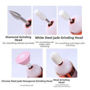 Electric <b>Nail</b> Polisher Drill Bits Professional <b>Nails</b> Grinding <b>Polishing</b> Dead Skin Removal Art Sanding File <b>Pen</b> Manicure Machine - Product Image 5
