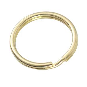 स्टॉक पीतल की कुंजी रिंग फ्लैट सर्कल शुद्ध तांबे की कार कीचेन डिय हस्तनिर्मित चमड़े के सामान हार्डवेयर उपकरण - Product Image 4