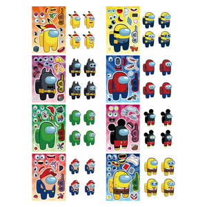 24pcs Space Werewolf Killing Series Stickers Party Enfants Garçon et Fille Jouer Stickers Colorés - Product Image 3