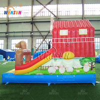WINSUN taille personnalisée couleur Style commercial gonflable videur sautant maison trampoline gonflable adulte gonflable maison de rebond