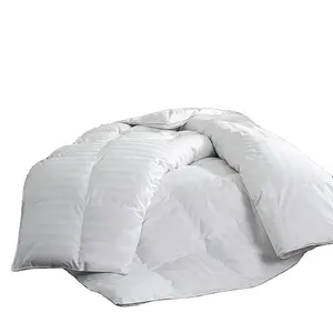 100% cotton goose down filled light and pressureless Sustainable Hypoallergenic quilt for best sleeping