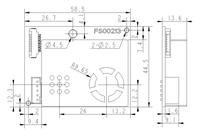 Capteur de particules d'air Fosensor à faible coût Capteur de poussière laser PM10 PM2.5 PM1.0 Module de capteur pour IOT Smart Building Qualité de l'air