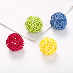 Juguete Interactivo para Gatos de Lujo, Ecológico, con Diseño de Dibujos Animados, Bola de Ratán de Color Caramelo, Superventas - Product Image 6