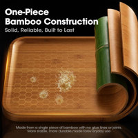 Planche à découper en bambou FLYWOD, ensemble de 3 planches à découper en bambou