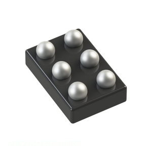 Circuito Integrado IC REG LINEAR 1.1V/1.8V 6WLCSP, Componente Electrónico, Chip, Circuito Integrado en Stock 6 WFBGA, WLCSP ADP220ACBZ-1118R7 Power M - Product Image 1