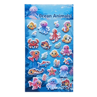 Gestanzte 3D Puffy Custom Kawaii Aufkleber Design dekorative Aufkleber Blätter