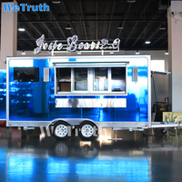 Chariot à desserts, cuisine mobile, chariot de nourriture de rue, remorque de restauration, concept de food truck sucré