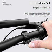 Sonnette de vélo en aluminium à ressort, fixation par vis sur guidon, pour VTT, vélo de route et trajets quotidiens