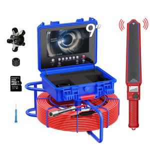 Caméra d'<span class=keywords><strong>inspection</strong></span> <span class=keywords><strong>de</strong></span> tuyau d'égout <span class=keywords><strong>de</strong></span> câble en fibre <span class=keywords><strong>de</strong></span> verre <span class=keywords><strong>de</strong></span> 60m 7MM caméra d'égout d'écran <span class=keywords><strong>de</strong></span> 9 pouces IPS 1080P avec compteur <span class=keywords><strong>de</strong></span> compteur <span class=keywords><strong>de</strong></span> localisateur <span class=keywords><strong>de</strong></span> 512hz - Product Image 1
