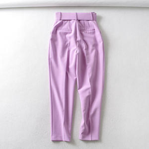 Vente en gros confort chic mode femme <span class=keywords><strong>pantalon</strong></span> décontracté extérieur ample jambe <span class=keywords><strong>large</strong></span> <span class=keywords><strong>pantalon</strong></span> grande taille - Product Image 3