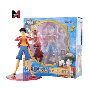 Anime Figuras de Megahouse POP Excellent Model toys One Pieced 2 Years Later Monkey D Luffy P.O.P One pieced PVC Action Figures