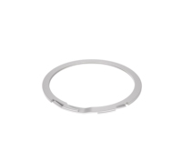 Lisprings Self-Locking Internal Retaining Ring, Carbon Steel and Stainless Steel Flat Wire Snap Rings Customizable Length