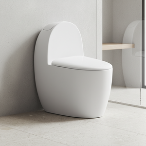 Vente en gros usine, best-seller transfrontalier : WC monobloc en céramique blanche, à poser au sol, type S européen, pour extérieur - Product Image 1