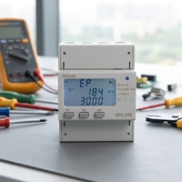 Acrel ADL400 DIN Rail Multifunction Energy Meter 3 Fasa 80A Modbus RTU Meter Pemantau Daya untuk Manajemen Energi Industri
