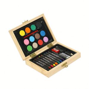Coffret Cadeau d'Art pour Enfants en Gros : Meilleur Cadeau Personnalisable avec Logo, Matériaux Écologiques, Peintures, Gâteaux de Couleurs, Crayons, Pinceaux pour Étudiants - Product Image 1