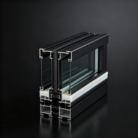 Fenêtre à battant en aluminium sur mesure, isolante thermiquement et insonorisée, anti-vieillissement, pour villa et appartement