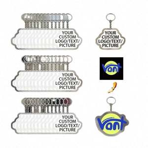 Llaveros Personalizados de Acrílico con Anillas para Mochilas, Parejas, Animales y Personajes de Dibujos Animados - Product Image 1