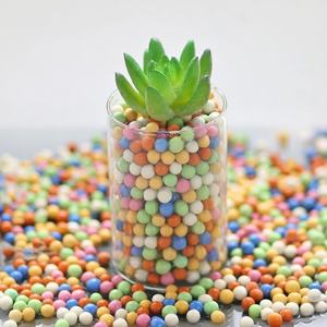 Granulés <span class=keywords><strong>d</strong></span>'<span class=keywords><strong>argile</strong></span> colorée horticole de 9-10 mm, boules <span class=keywords><strong>d</strong></span>'<span class=keywords><strong>argile</strong></span> en pot, utilisées pour l'hydroponie, la <span class=keywords><strong>d</strong></span>écoration de pots - Product Image 2