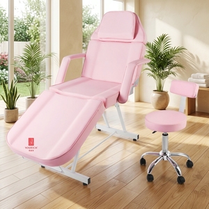 Nouveau Lit de Massage Moderne en PVC, Table de Soins Faciaux Réglable, Lit d'Hydrothérapie pour <span class=keywords><strong>Salon</strong></span> de Beauté, Tatouage, Cils, Salle de Bain, Hôtel, <span class=keywords><strong>Salon</strong></span> Commercial - Product Image 1