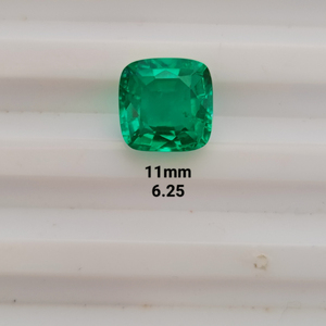 Piedra Preciosa Verde Cultivada en Laboratorio de Primera Calidad, Corte Personalizado en Múltiples Formas, Alta Claridad, para Joyería Artesanal - Product Image 3