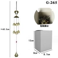 Carillon éolien en métal poli avec pendentif et cloche pour la fête d'anniversaire Pâques Fête nationale Noël