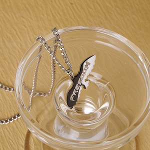 Collar con Colgante de Acero Inoxidable. Cadena de Suéter Estilo Hip-Hop con <span class=keywords><strong>Paloma</strong></span> de <span class=keywords><strong>la</strong></span> Paz y Águila, Apta para Hombres y Mujeres - Product Image 4