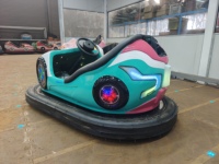 Elektrisches Fiberglas-Autoscooter für Kinder und Erwachsene, Innen/Außen, Batteriebetrieben, 48V, Doppelplatz, 200kg Tragkraft, Vergnügungsgerät