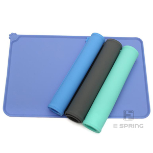 Heating Travel-friendly Removable <b>Cover</b> Features-Large Size Paw-Shaped Silicone Pet Food Dog Mat Non-Sticking - Product Image 6