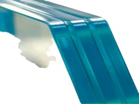 Panneaux de verre feuilleté trempé haute résistance de 21,14 mm, taille personnalisée pour cloisons de bureau et rampes d'escalier industrielles