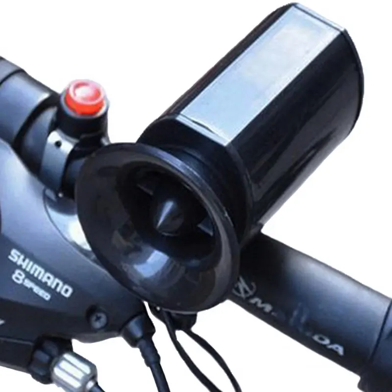 Bicycle Bell 6 Sounds Super Loud Electronic Bike Horn Handlebar Strong Siren Bell Warning Safety Alarm Timbre Bicicleta