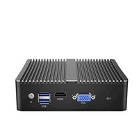 Mini PC Industrial Sin Ventilador J1900, 8GB DDR3, 128GB SSD, J5005/N2840/E3825, 4xi211 Ethernet, Servidor Industrial Integrado