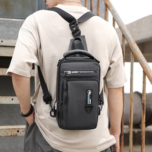 Multifunções <span class=keywords><strong>anti</strong></span>-roubo ombro Messenger <span class=keywords><strong>Bag</strong></span> impermeável curta viagem peito saco masculino com fecho de zíper Crossbody para viagem - Product Image 6